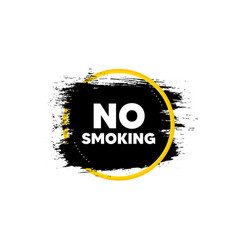 No Smoking Banner Stop Smoke Sign Royalty Free Vector Image