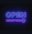 Open Close Neon Signs Neon Signboards Royalty Free Vector