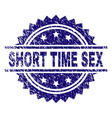 Scratched Textured Vip Sex Stamp Seal Royalty Free Vector