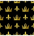 Golden Ornate Royal Fleur De Lys Frame Royalty Free Vector