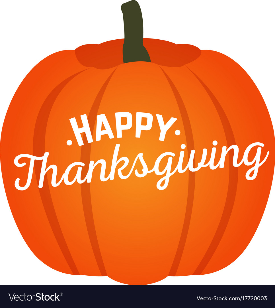 Happy thanksgiving day Royalty Free Vector Image