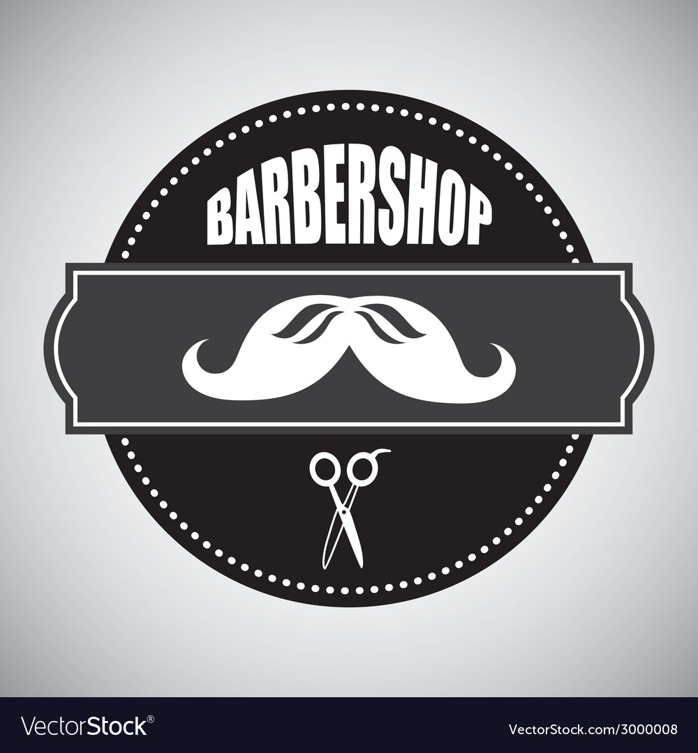 Barber shop design Royalty Free Vector Image - VectorStock