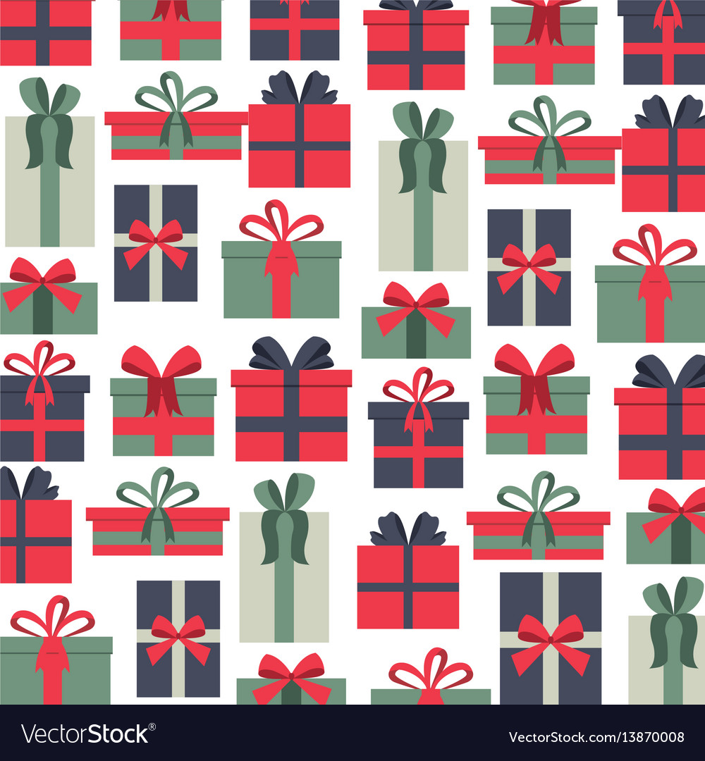 Gift box background Royalty Free Vector Image - VectorStock