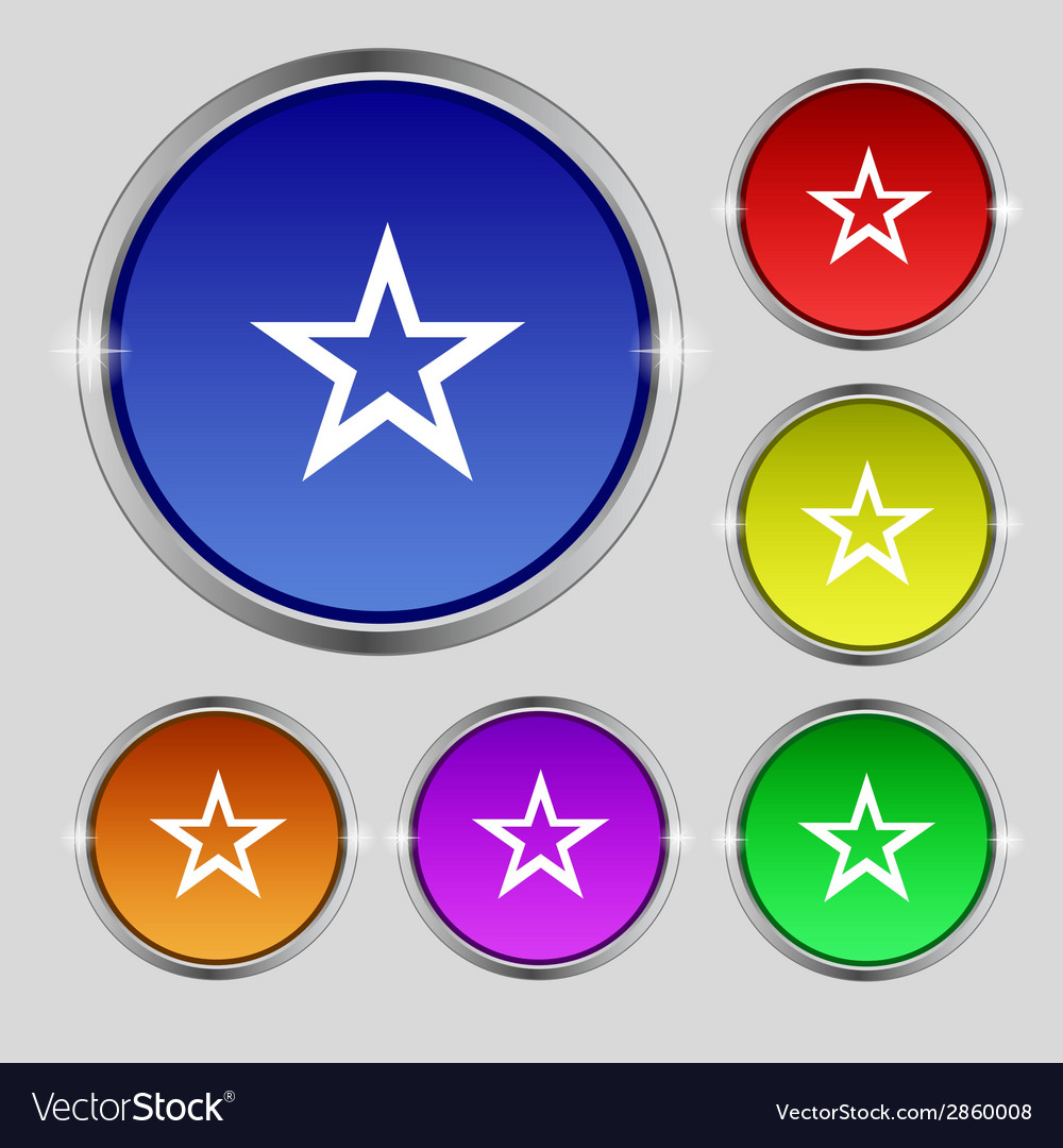 Favorite button. Favorite button