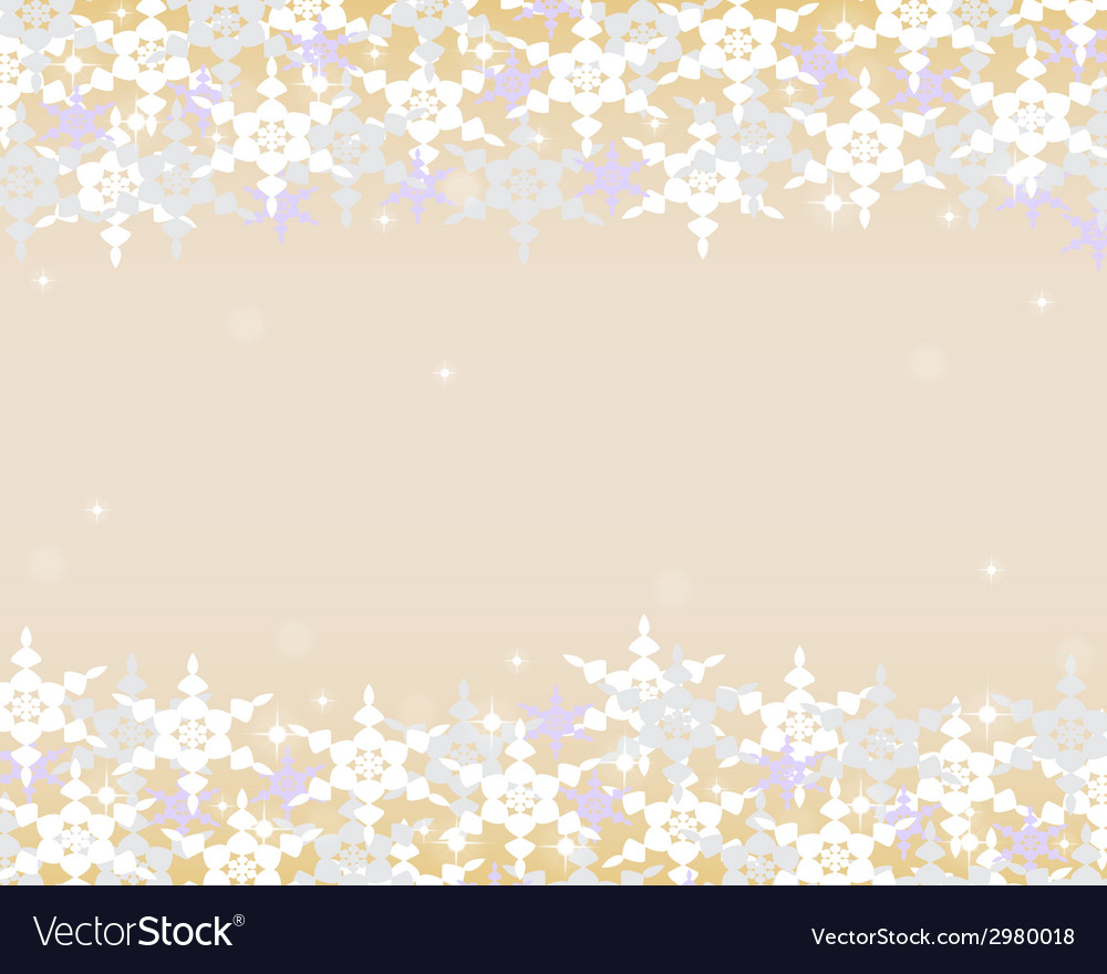 Christmas background with snowflakes Royalty Free Vector