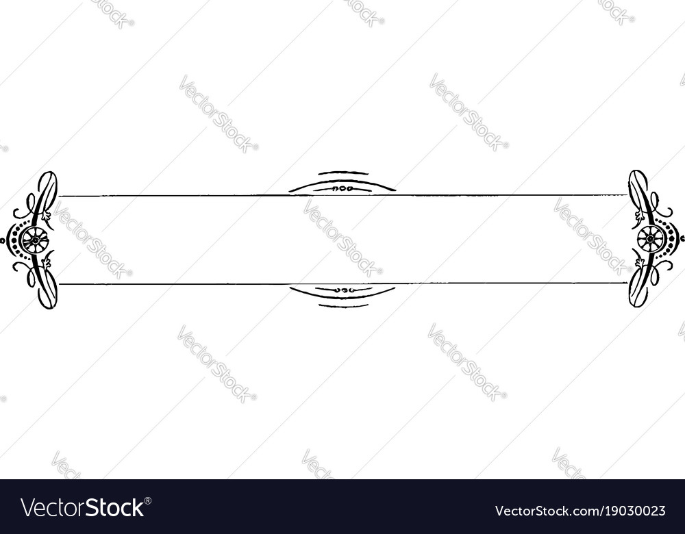 Calligraphic Banner Making Is An Ancient Craft Vector Image
