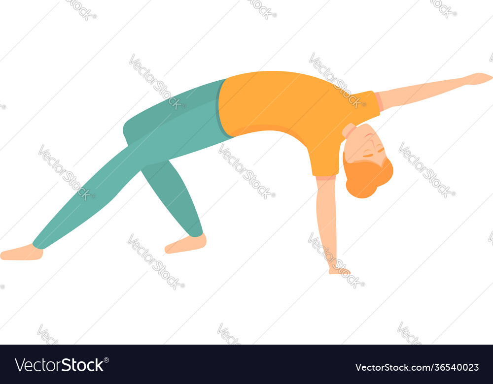 Pilates stretch icon cartoon style Royalty Free Vector Image Pilates stretch icon cartoon style Royalty Free Vector Image