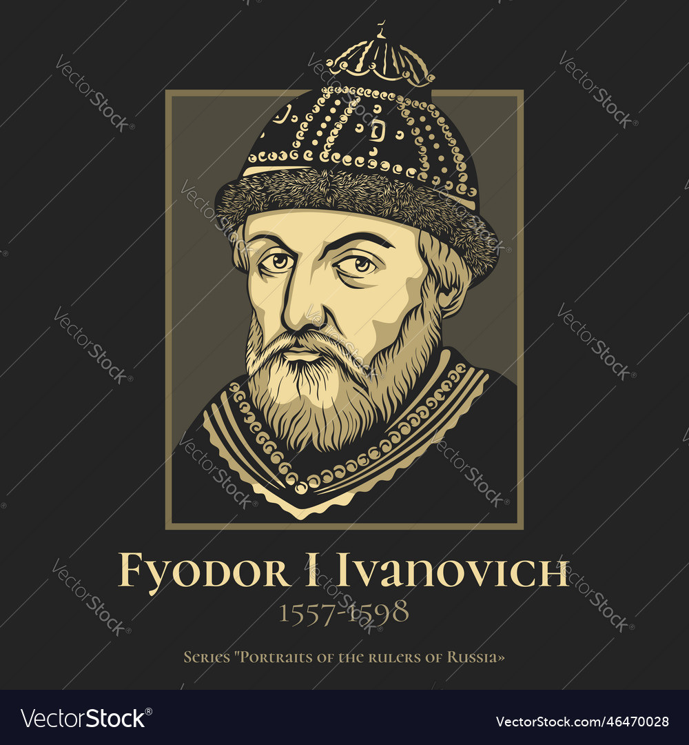 Fyodor I Ivanovich Royalty Free Vector Image - Vectorstock