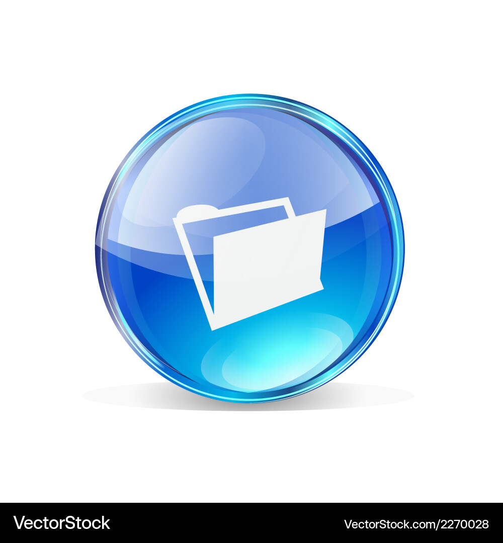 Icon folder Royalty Free Vector Image - VectorStock