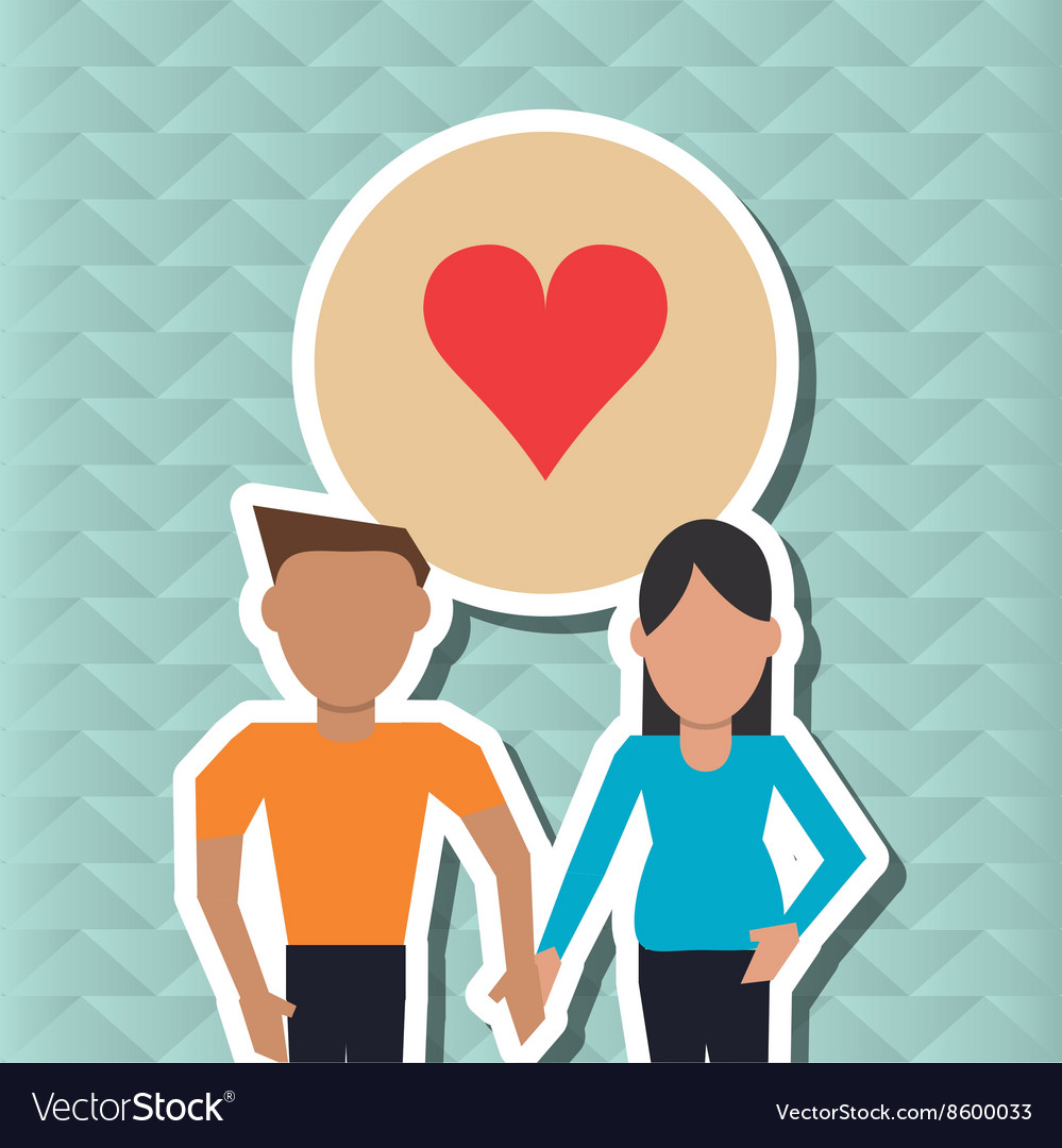 Flat of family design people icon Royalty Free Vector Image