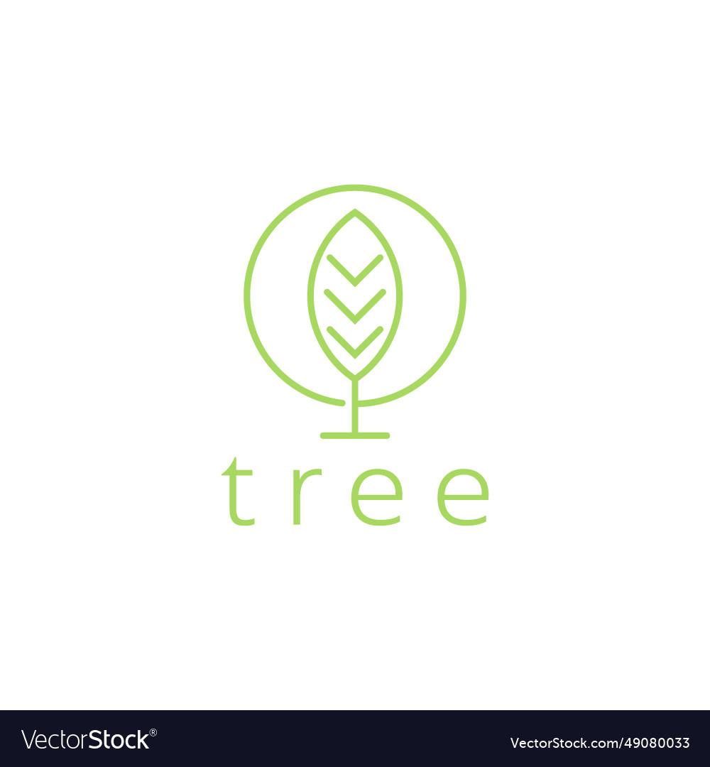 Tree logo Royalty Free Vector Image - VectorStock