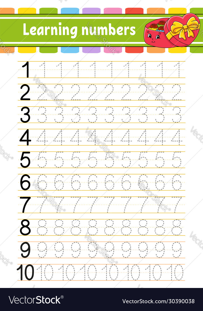 How to Write Numbers 1 to 10 for Kids