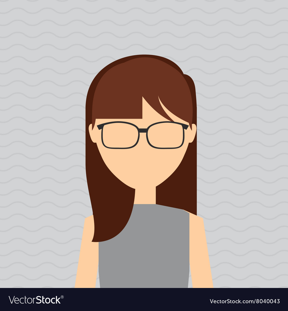 Female avatar design Royalty Free Vector Image