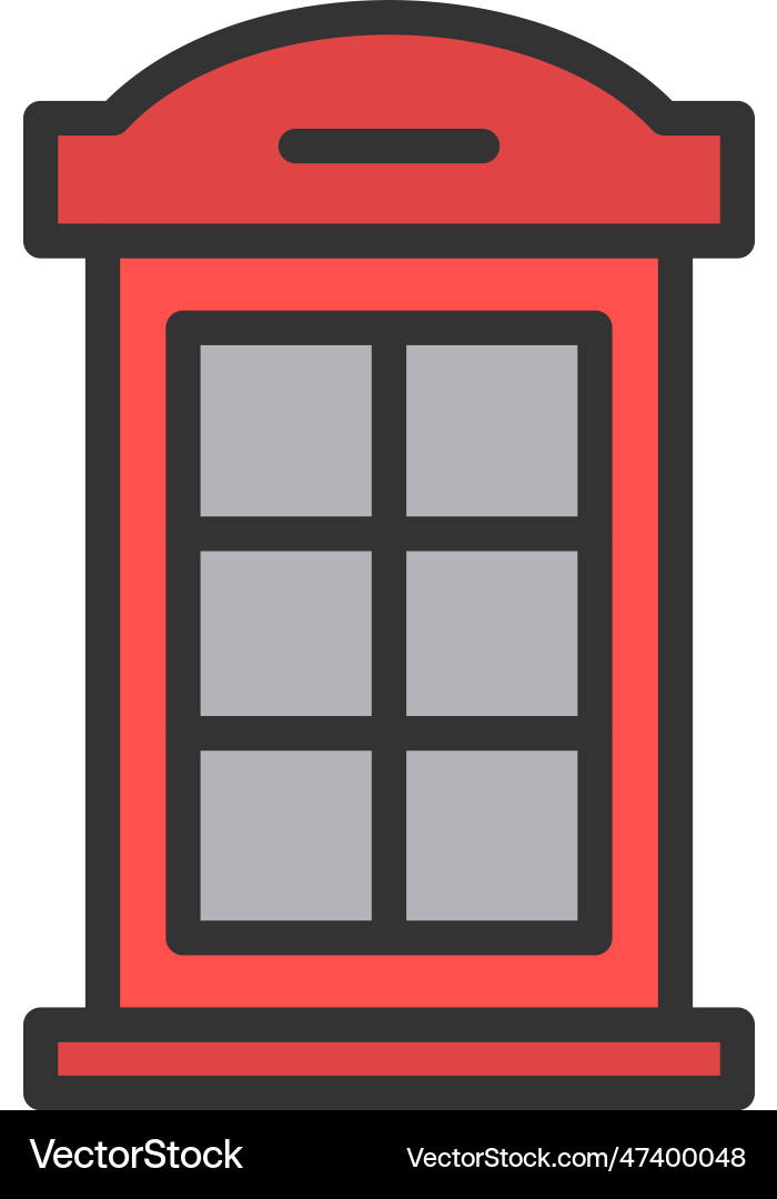 Booth icon image Royalty Free Vector Image - VectorStock