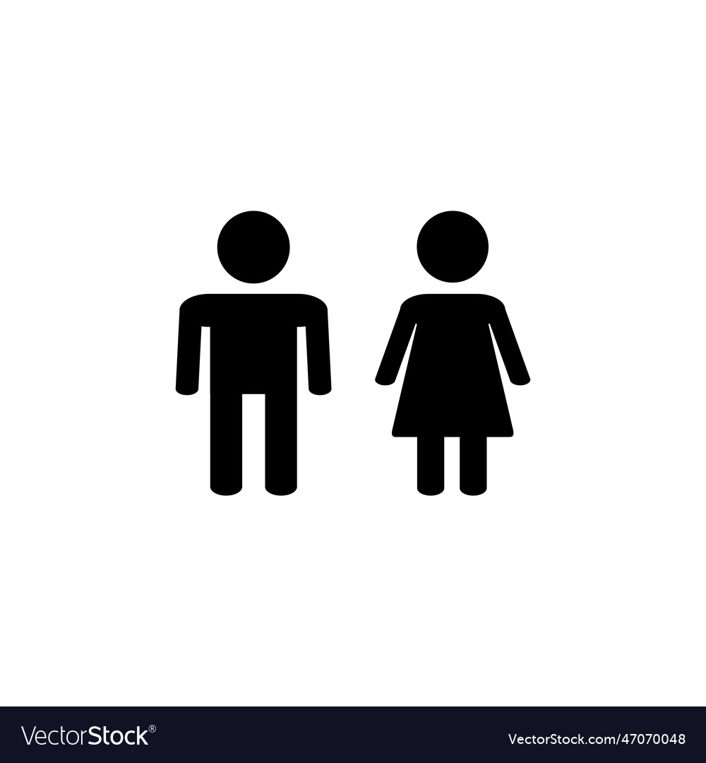 Man and woman icon male and female symbo Vector Image