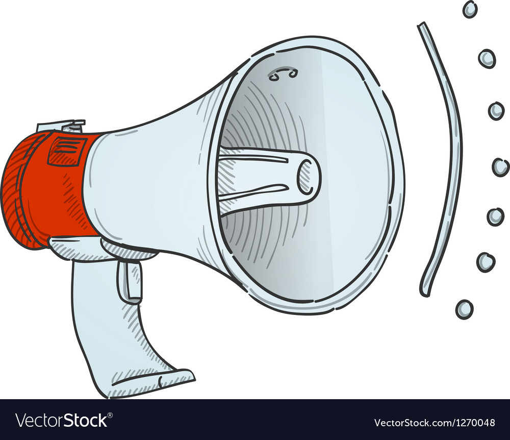 Megaphone Royalty Free Vector Image - VectorStock