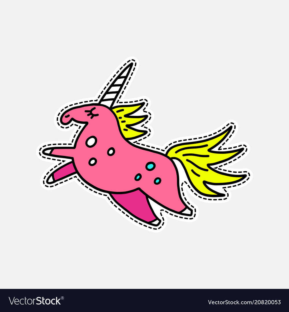 Isolated patch design Royalty Free Vector Image