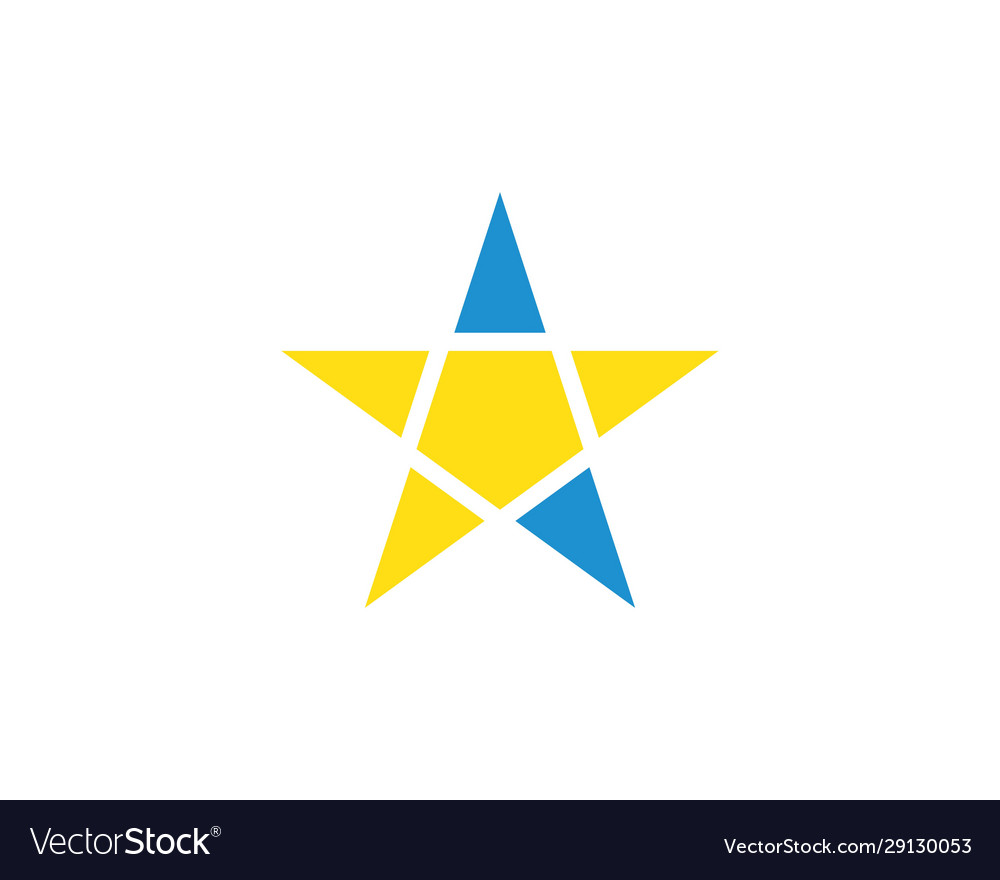 Star Logo Icon Royalty Free Vector Image Vectorstock