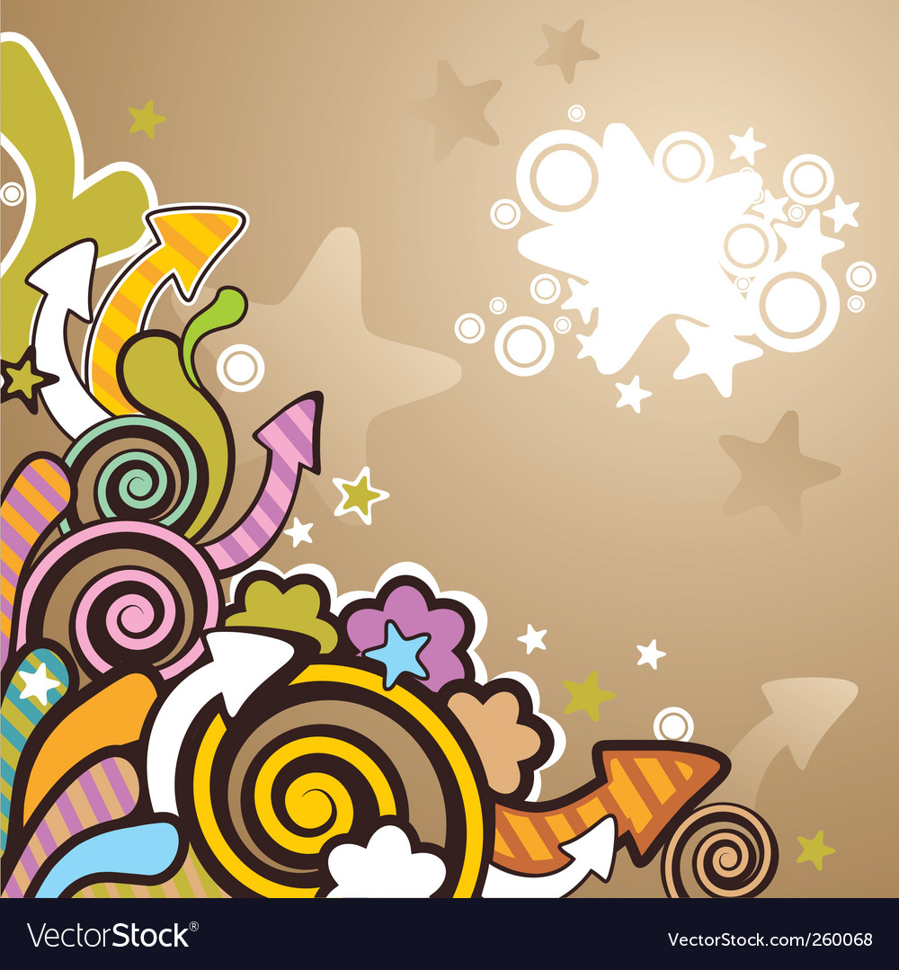 Cartoon background Royalty Free Vector Image - VectorStock