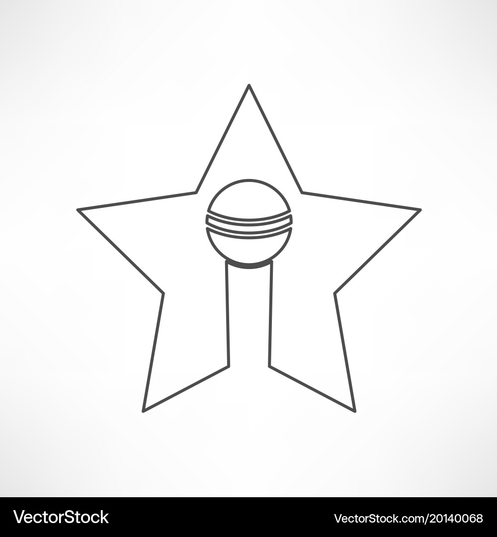 Microphone icon Royalty Free Vector Image - VectorStock