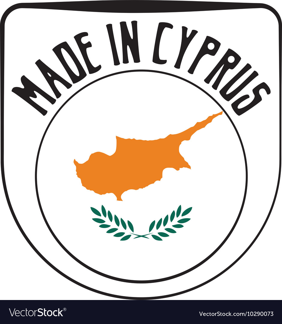 Made in cyprus rubber stamp Royalty Free Vector Image