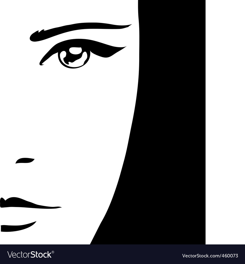 Womans portrait Royalty Free Vector Image - VectorStock