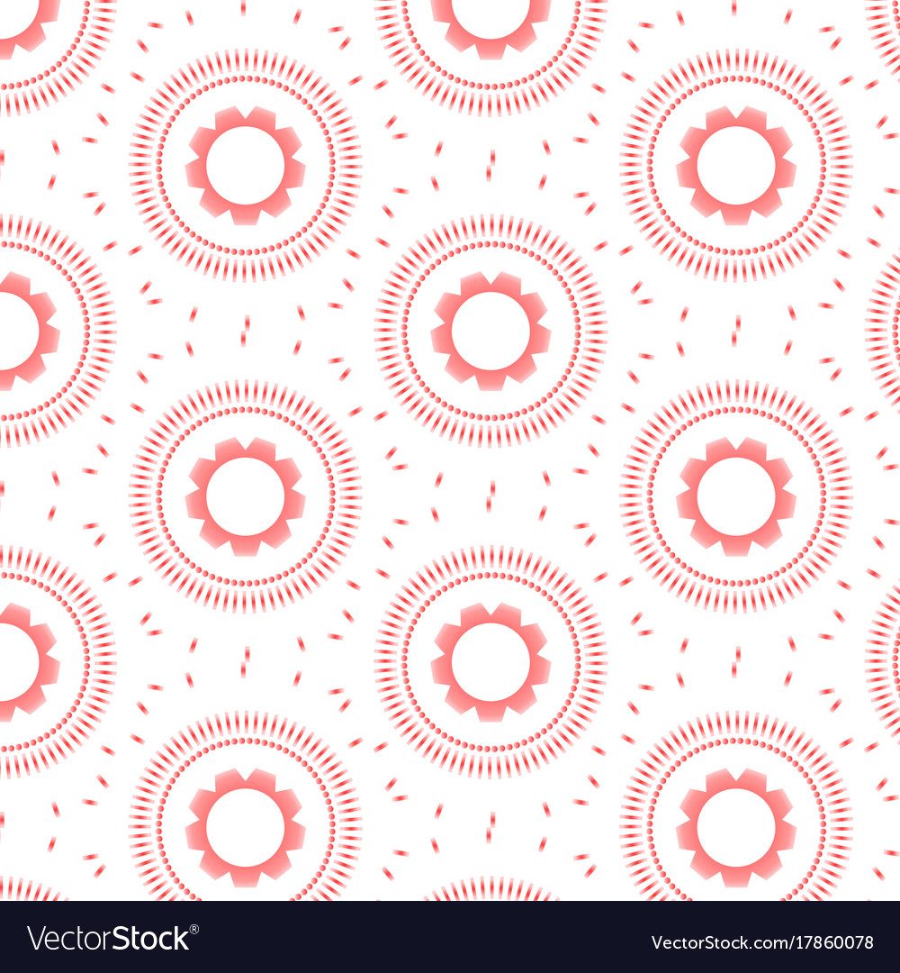 Patterned red circles background Royalty Free Vector Image