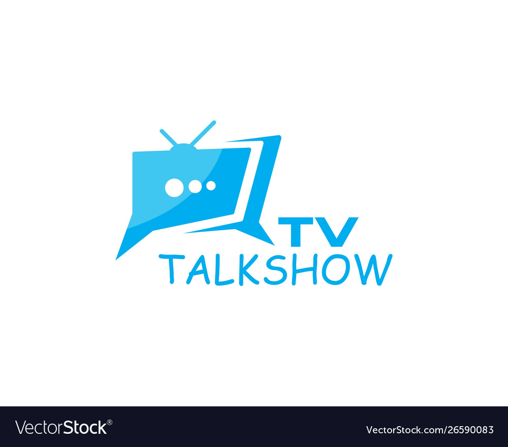 Tv logo design Royalty Free Vector Image - VectorStock