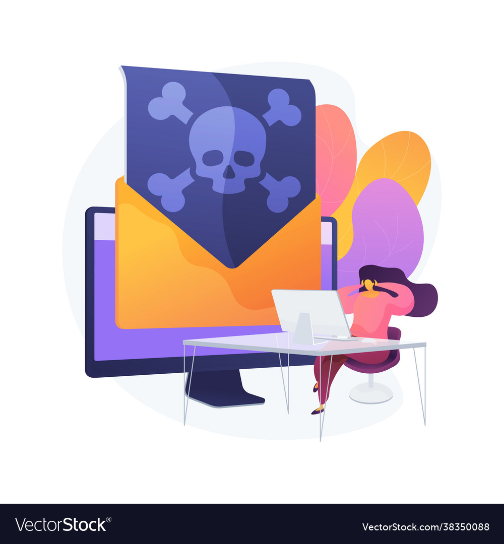 Malware Abstract Concept Royalty Free Vector Image