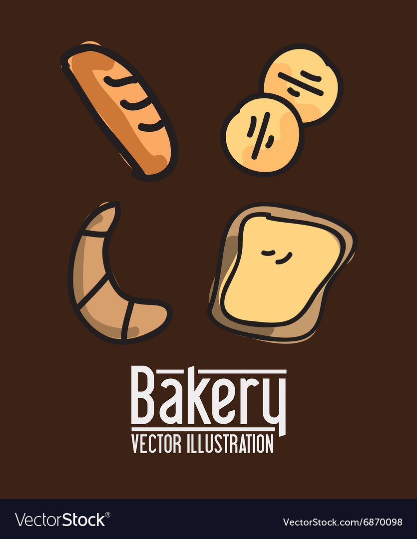 Bakery shop design Royalty Free Vector Image - VectorStock