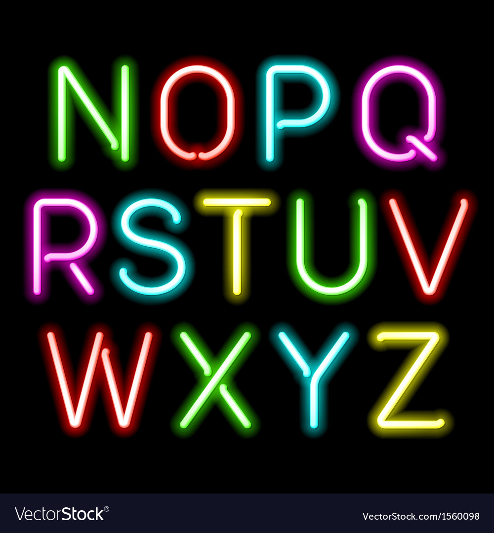 Neon Letters Quotes