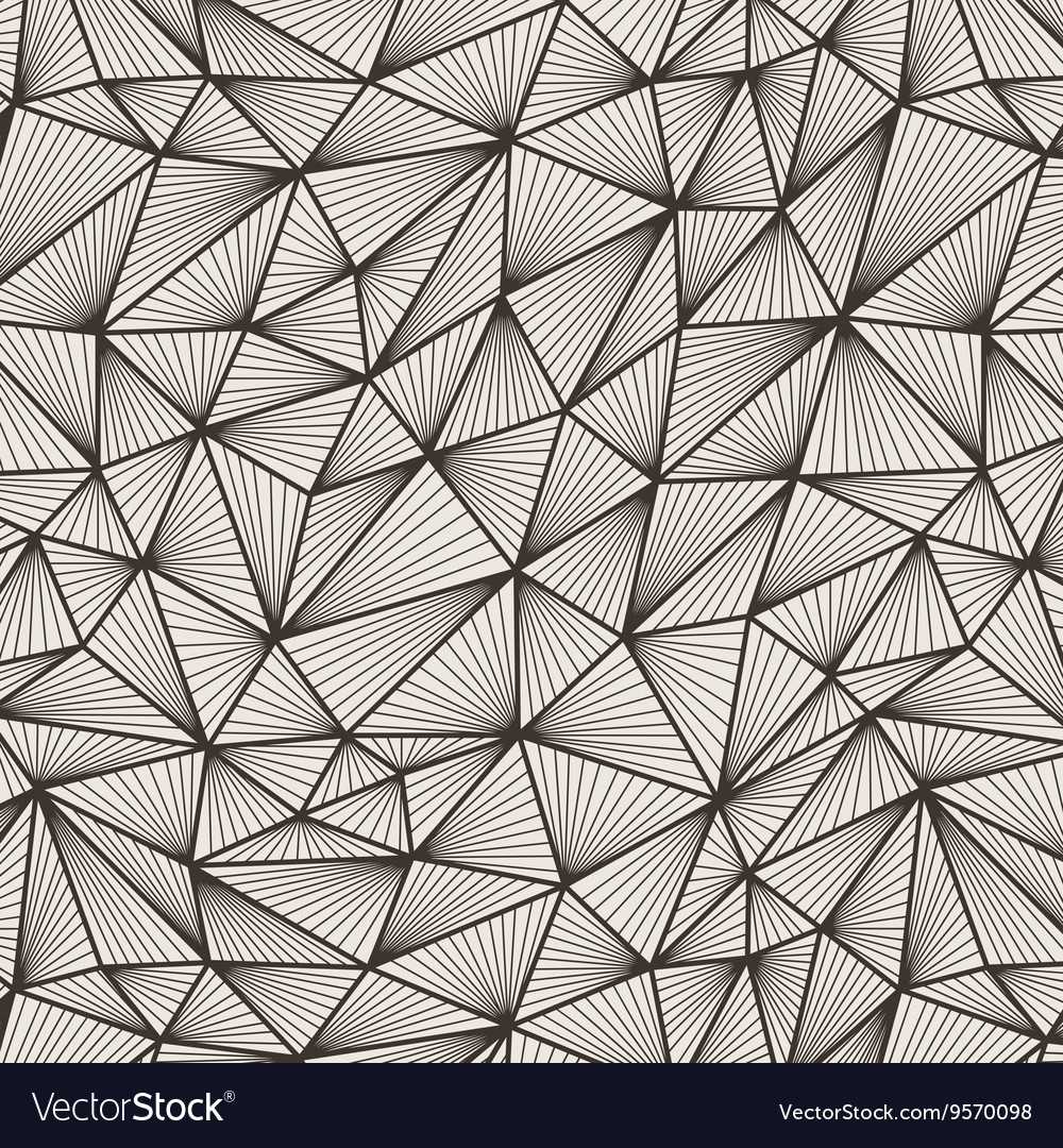 Seamless pattern of polygonal lines Royalty Free Vector