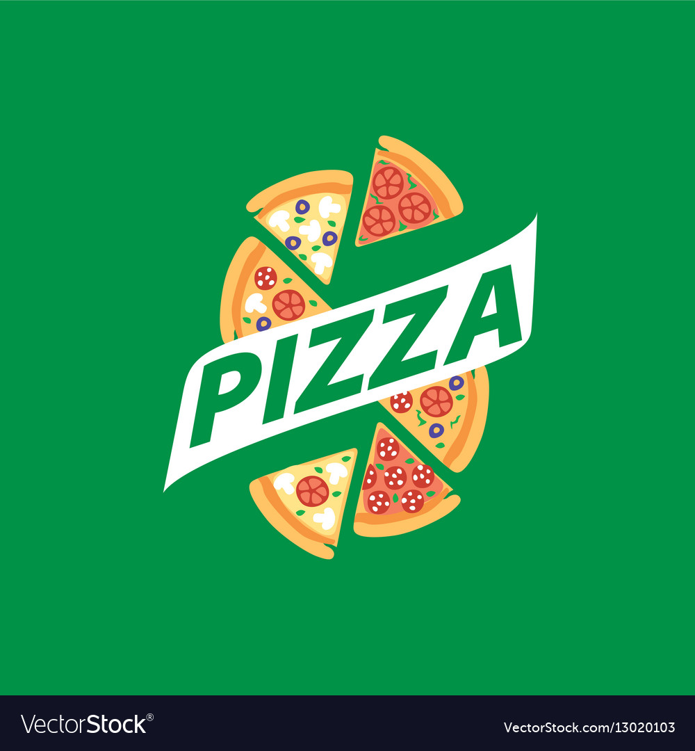 Pizza logo Royalty Free Vector Image - VectorStock