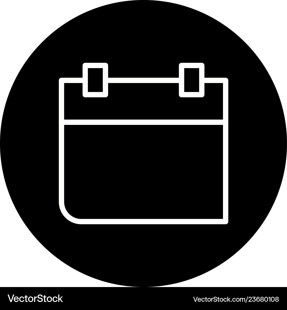 Calender icon Royalty Free Vector Image - VectorStock