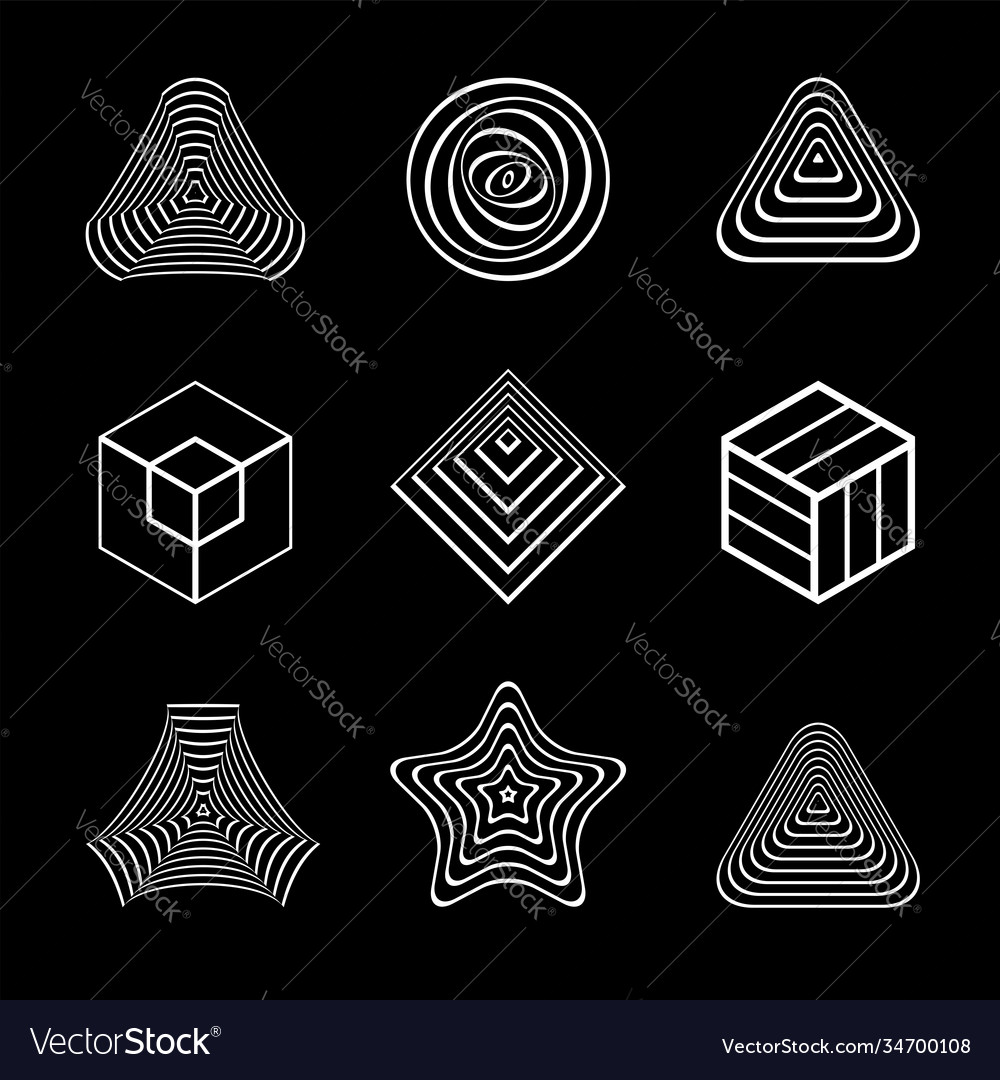 Design elements set Royalty Free Vector Image - VectorStock