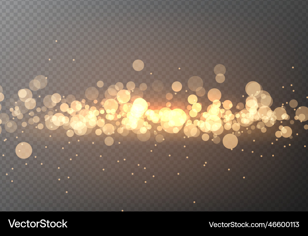 Abstract blurred light element bokeh lights Vector Image