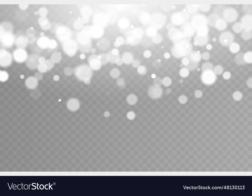 Dust light bokeh light effect Royalty Free Vector Image