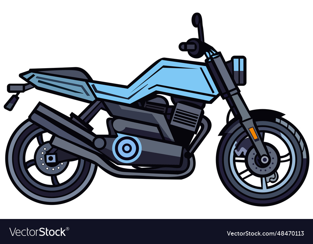 Motor Cycle Design Royalty Free Vector Image - Vectorstock