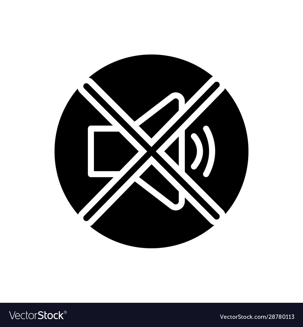 Quiet Royalty Free Vector Image - VectorStock