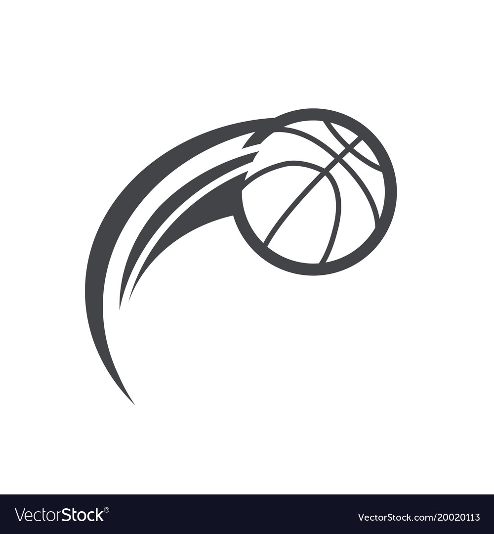 Monochrome swooshes set Royalty Free Vector Image