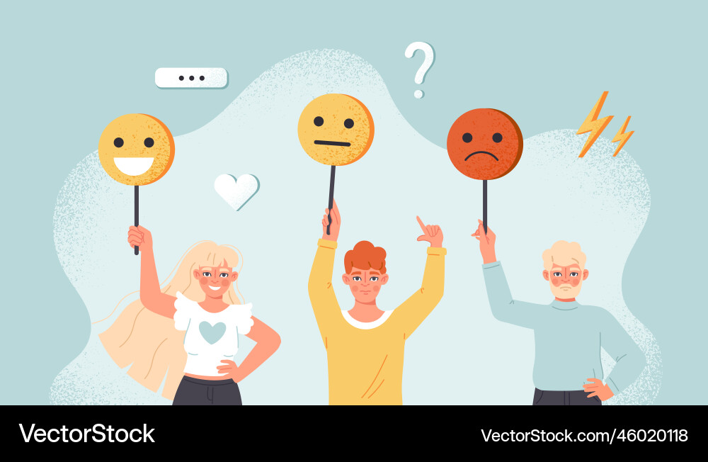 Customer experience concept Royalty Free Vector Image