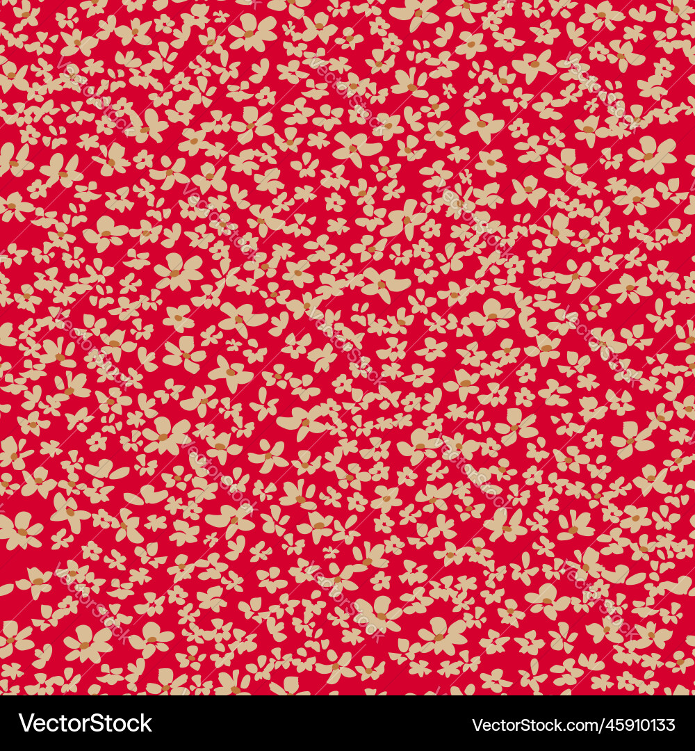 Floral seamless background for spring dress fabric