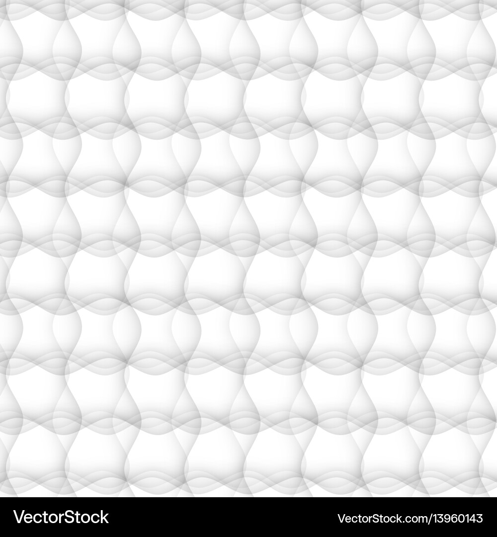 Abstract pattern seamless white texture wave Vector Image