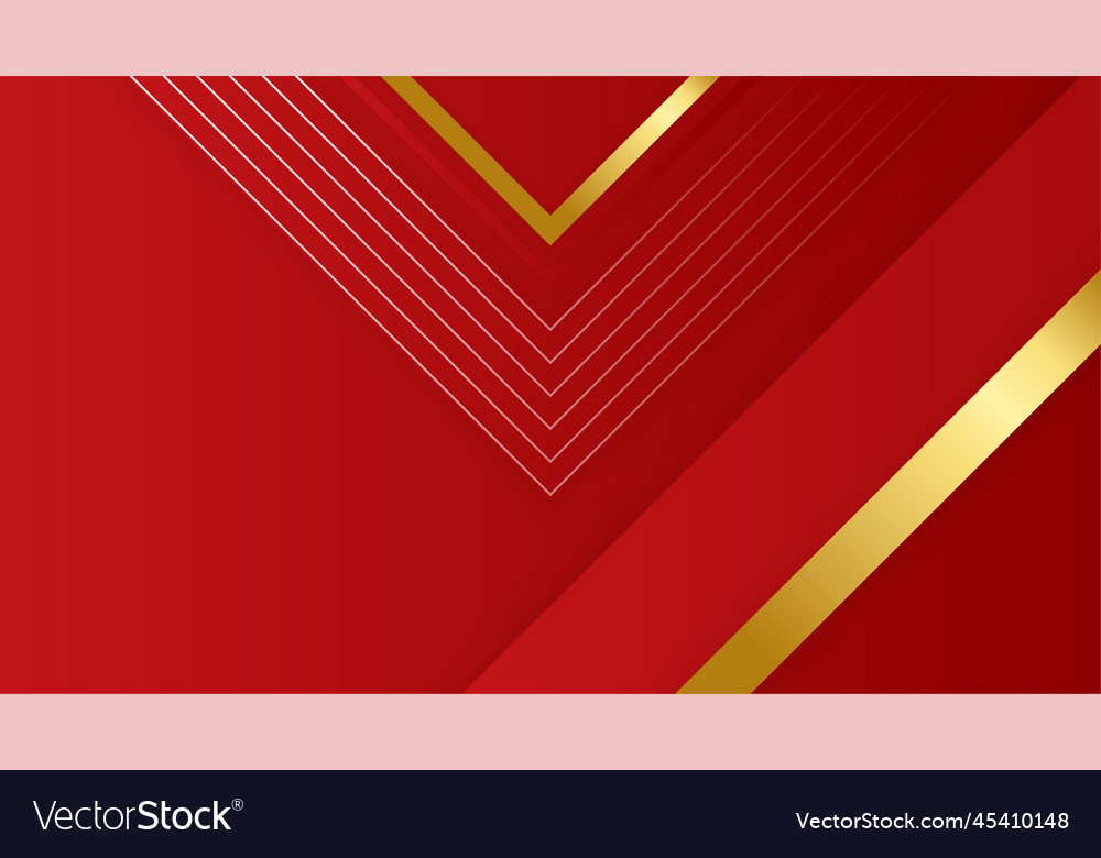 Abstract red and gold background Royalty Free Vector Image