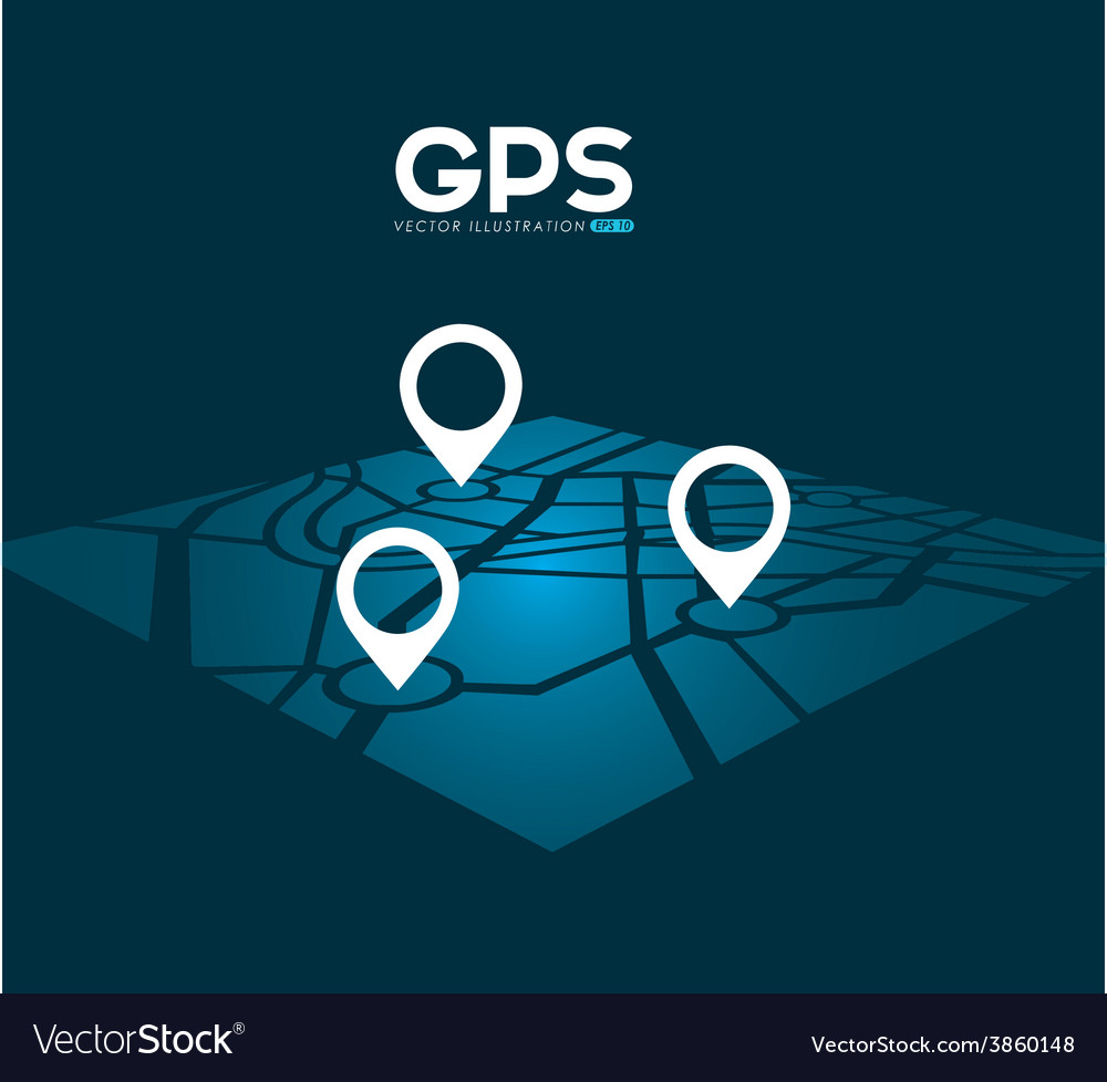 Gps Signals Royalty Free Vector Image Vectorstock