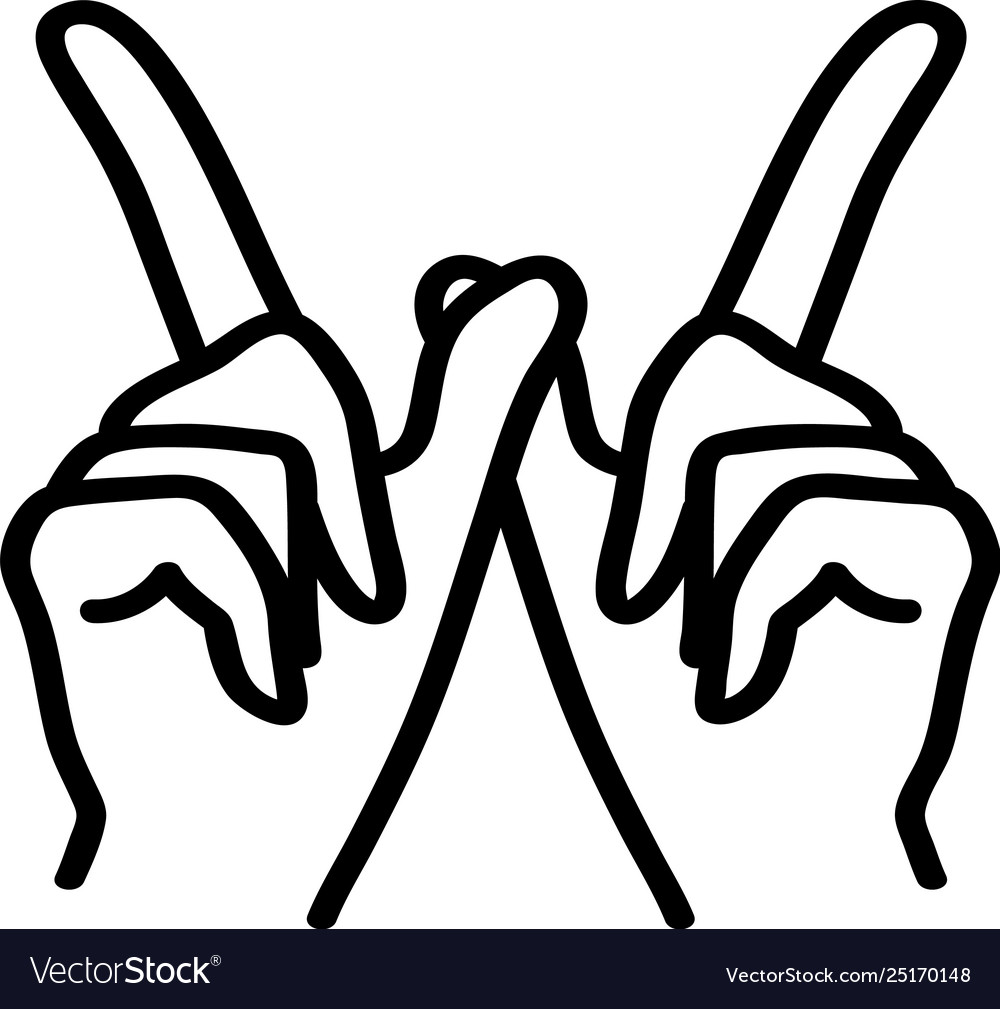 Whatever hand sign Royalty Free Vector Image - VectorStock