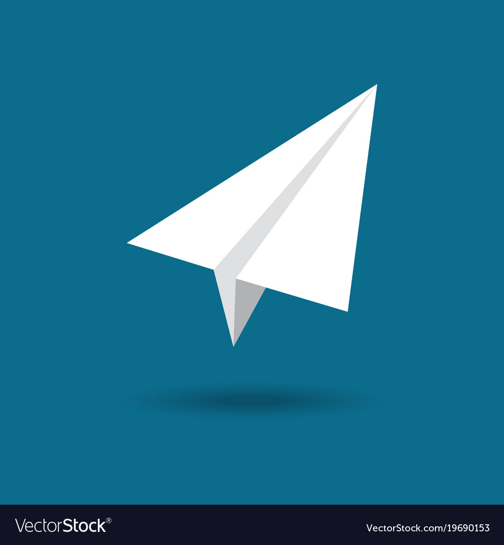 Origami Plane Paper Airplane Symbol