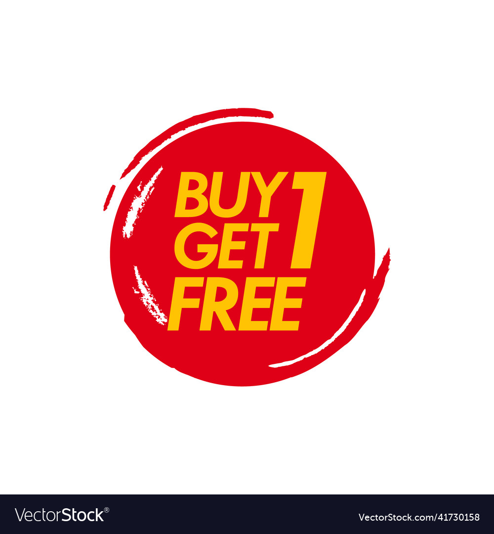 Buy One Get Free Banner Sale Design Royalty Free Vector Buy One Get Free Banner Sale Design Royalty Free Vector