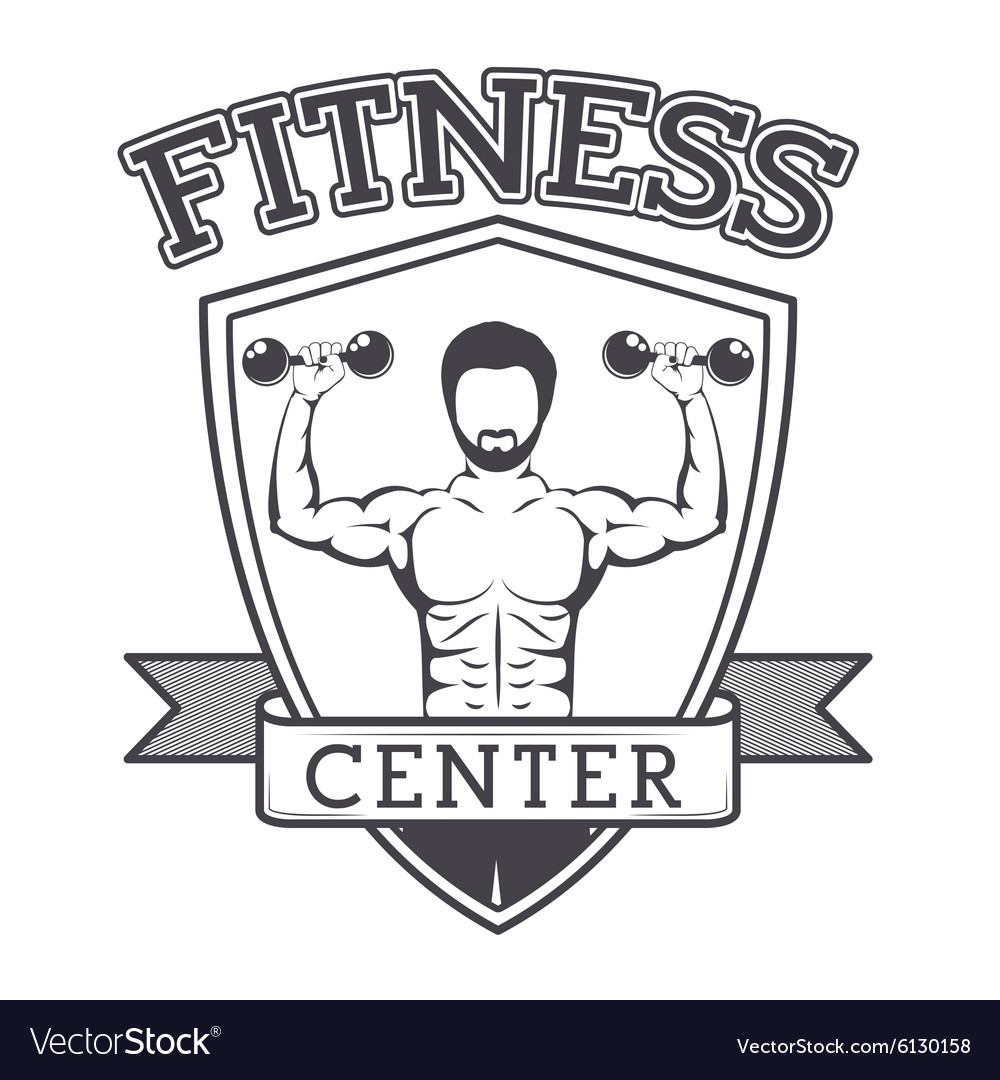 Gym design Royalty Free Vector Image - VectorStock