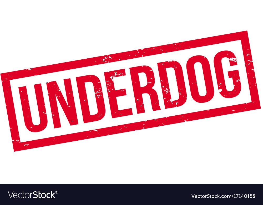 Underdog Rubber Stamp Royalty Free Vector Image